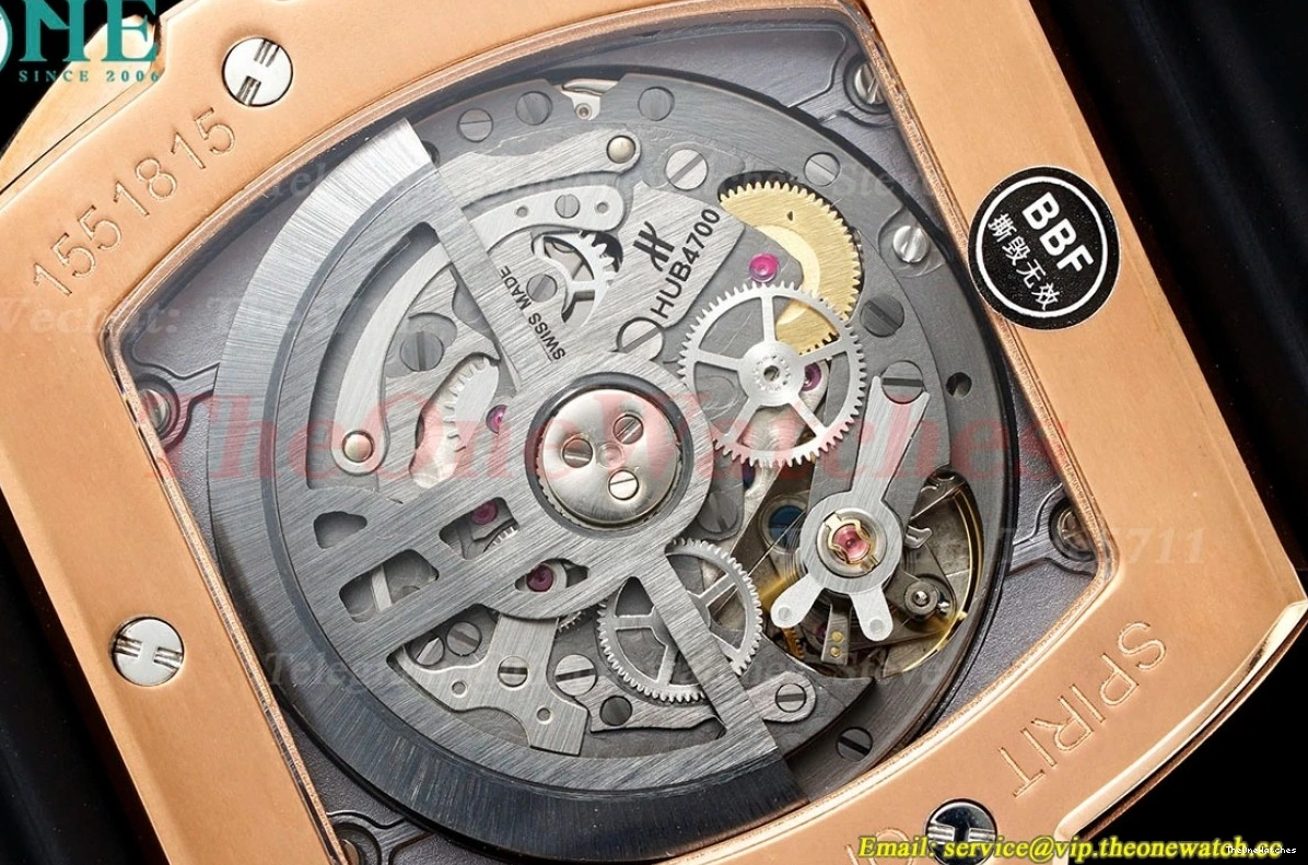 of Bang 42mm Chrono Spirit Mod TI RU BBF Dial A7750 Skeleton Big 0114